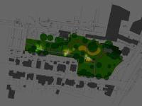 Generationengarten Br�hl, Beleuchtungsplan