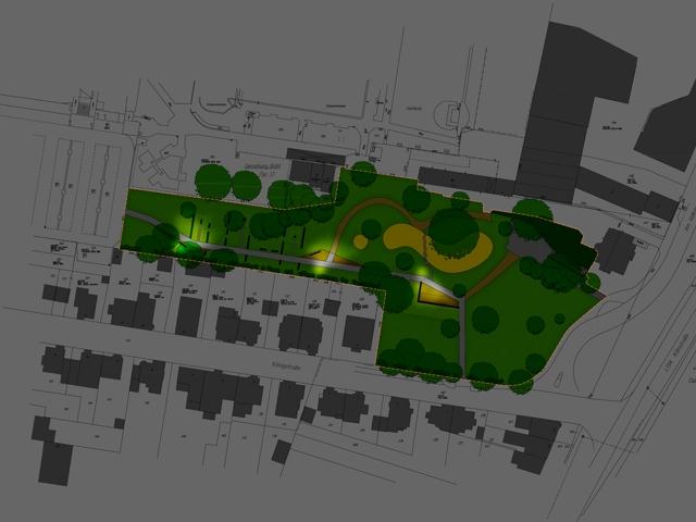 Generationengarten Br�hl, Beleuchtungsplan