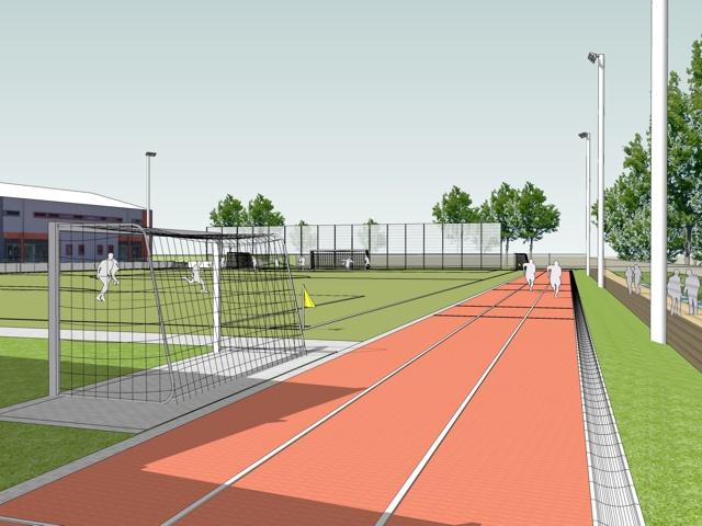 Sportanlage Hinter den G�rten, Perspektive