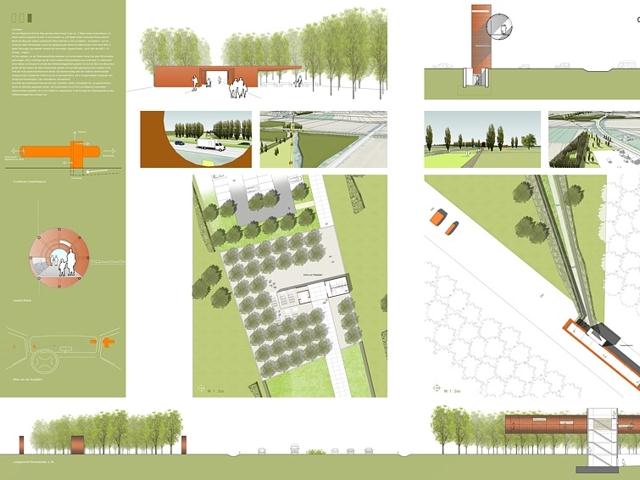Wettbewerb Arch�ologischer Landschaftspark Erftstadt, Wettbewerbsentwurf Blatt 3