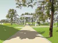 Wettbewerb Nordpark Pulheim, Platz im Park