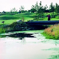Tag der Architektur 2000 -  Golf Am Katzberg, Langenfeld Foto Walter Klein D�sseldorf