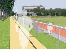 Sportanlage Niermannsweg, Perspektive Crosslaufstrecke Sportanlage Niermannsweg, Perspektive Crosslaufstrecke