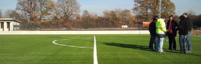 aktuelles 2011.11 - Abnahme Kunstrasen auf der Sportanlage Meckenheim-Merl