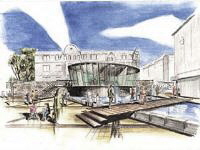 Wettbewerb Jubil�umsplatz Mettmann, Wettbewerbsperspektive 1